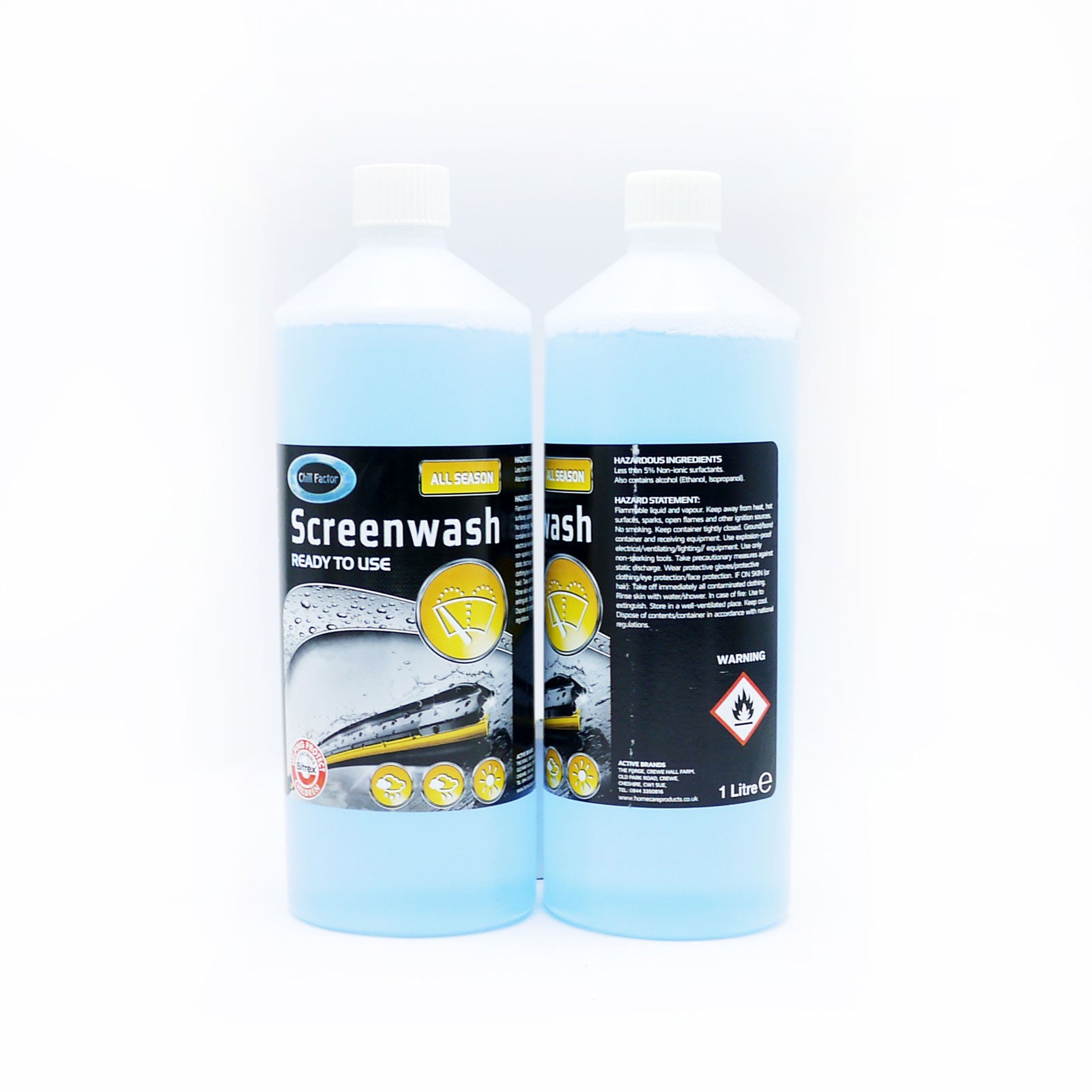 Chill Factor Screen Wash Ready To Use 1Litre Chill Factor Screen Wash Ready To Use 1Litre